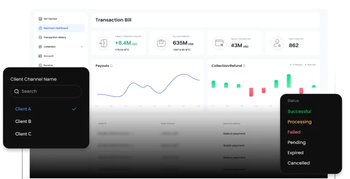 強大的商戶後台及子帳戶管理
